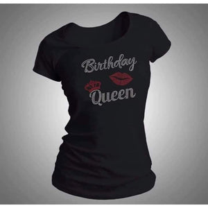 Birthday Queen w/lip T-Shirts